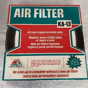 KMart KA-13 Air Filter Fits 60’s & 70’s Cars *New*